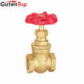 Guten top brass gate valve cast iron stem gate valve